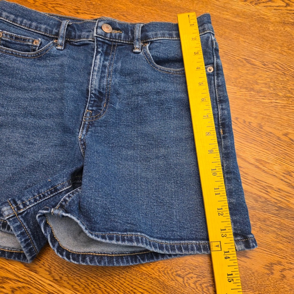 Calvin Klein Jeans Womens High Rise Denim Shorts Medium Wash Blue Size 28/6 - Picture 10 of 10
